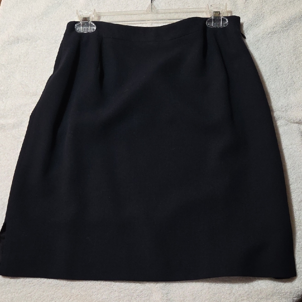 Tahari Classic Black Pencil Skirt